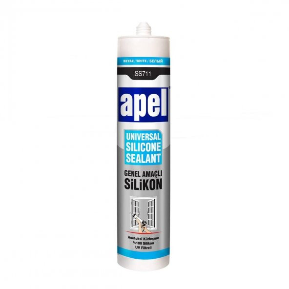 Apel Genel Amaçlı Silikon 250 ml Beyaz ürün görseli 1