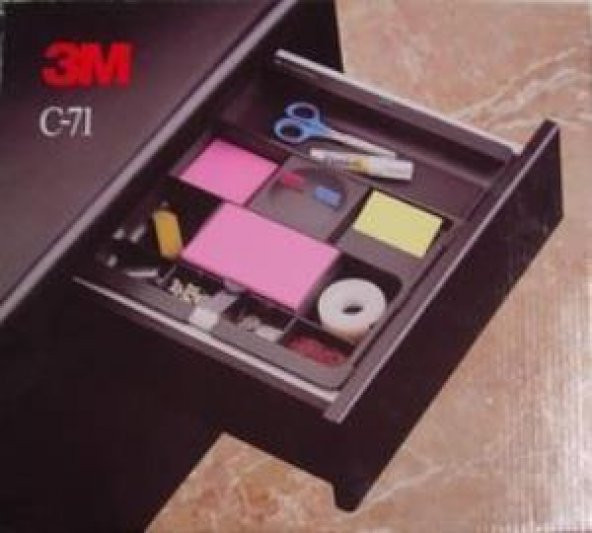 3M C-71 Cekmece Seti, Siyah - Resim 2