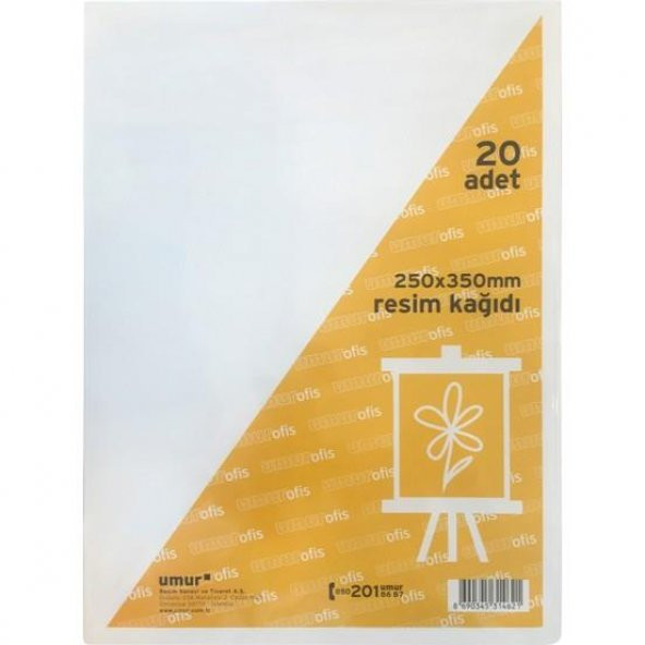 UMUR RESIM KAGIDI 25X35 20 LI POSET ürün görseli 1