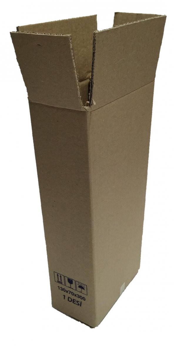 1 Desi Çift Oluklu Karton Koli 13x7x30 cm 20 Adet ürün görseli 1