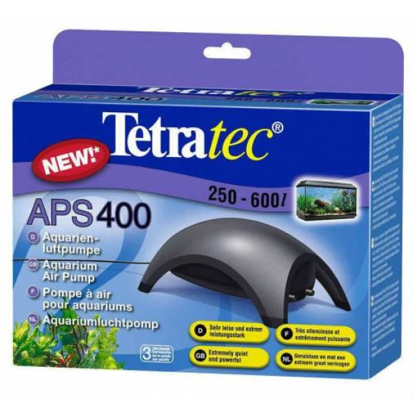 Tetra APS 400 Siyah Çift Çıkışlı Hava Motoru 4.5W 400 LT 3 YIL GARANTİ ürün görseli 1