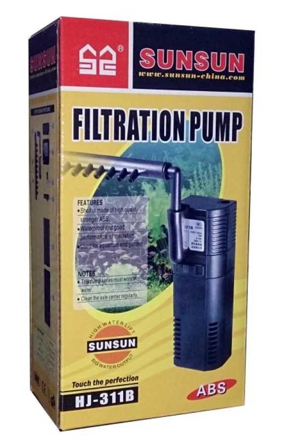 Sunsun HJ 311B Akvaryum İç Filtre  300 L/H, 2W  11 cm ürün görseli 1