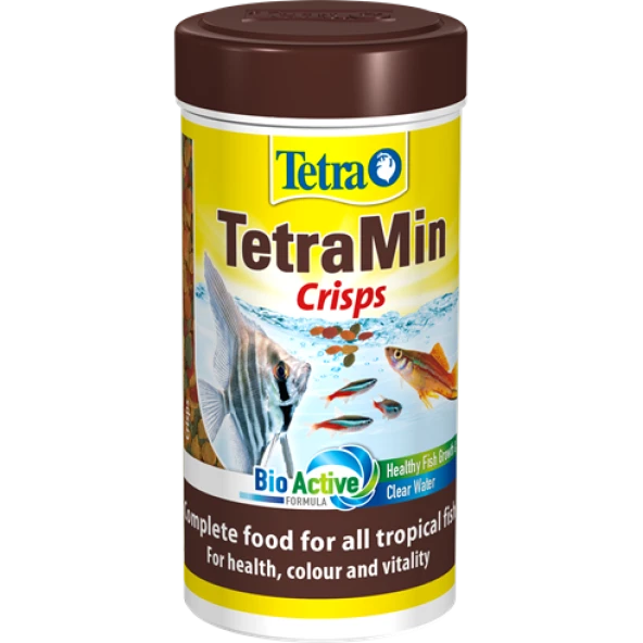 Tetra TetraMin Crisps 250 ML Skt: 10/2028 Orjinal kutusunda ürün görseli 1