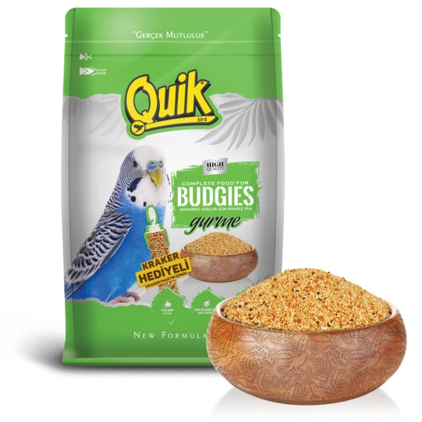 Quik Gurme 500 gr Vitaminli Muhabbet Kuş Yemi Skt :11/2027 ürün görseli 1