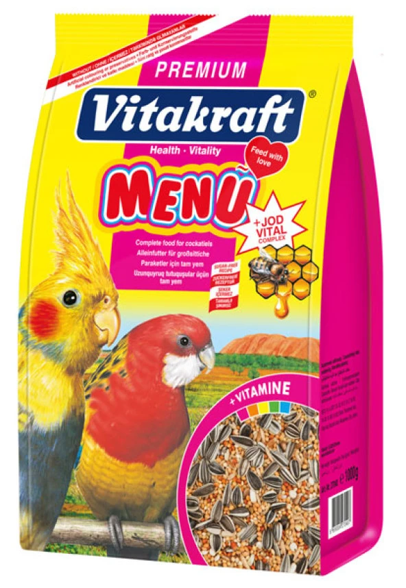 Vitakraft Menü Paraket Yemi 1000 gr. Skt: 06/2027 ürün görseli 1