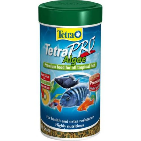 Tetra Pro Algae Crisps 250 ML Skt:06/2028 Orjinal Kutusunda ürün görseli 1