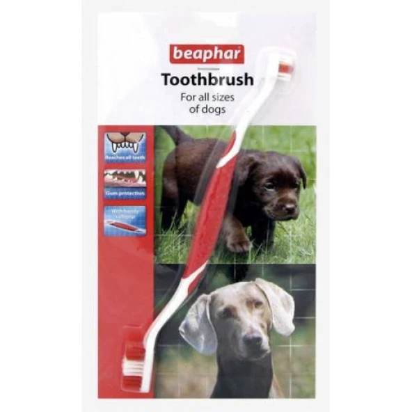 Beaphar Iki Uçlu Köpek Diş Firçasi 22 Cm ürün görseli 1