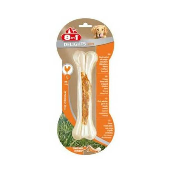 8 in 1 Delight Strong L Köpek Ödül Kemiği Skt: 01/2027 ürün görseli 1