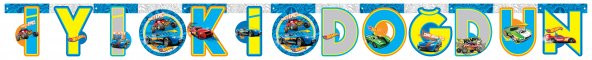 HOT WHEELS İYİKİ DOĞDUN BANNER 2M ürün görseli 1