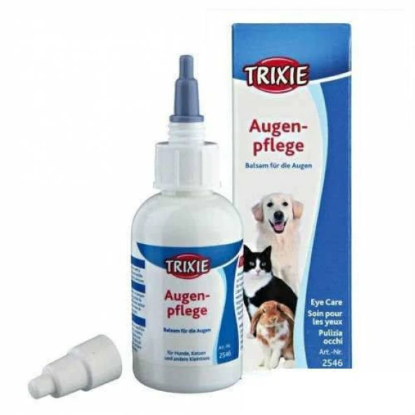Trixie kedi köpek tavşan göz temizleme sütü 50ml Skt : 01/2027 ürün görseli 1
