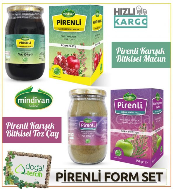 Mindivan Form Set ! Pirenli Form Toz & Nar Ekşili Form Karışım ürün görseli 1