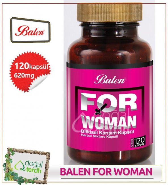 2 Adet x Balen For Woman Kapsül 120 x 620 mg ürün görseli 1