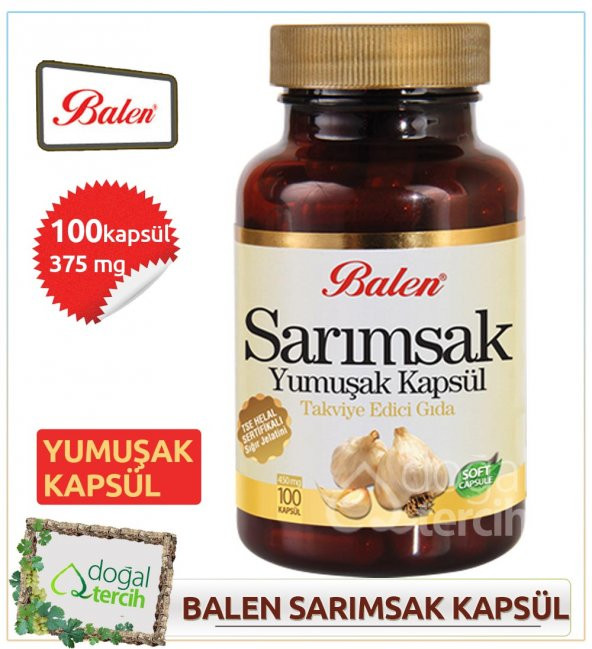2 Adet x Balen Sarımsak Yağı Yumuşak Kapsül ürün görseli 1