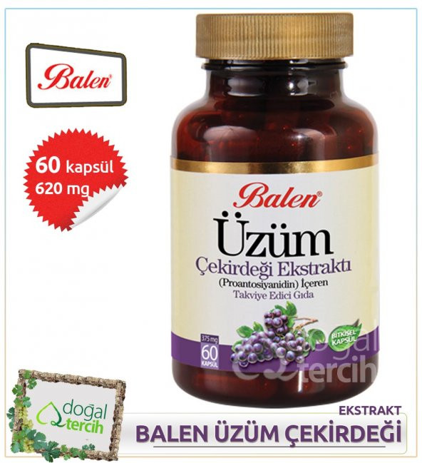 2 Adet x Balen Üzüm Çekirdeği Ekstraktı ürün görseli 1