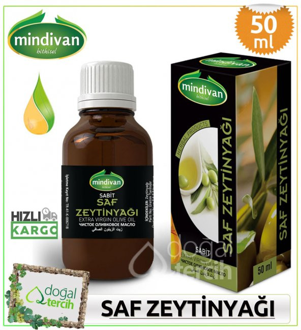 Mindivan Saf Zeytin Yağı Sabit 50 ml ürün görseli 1