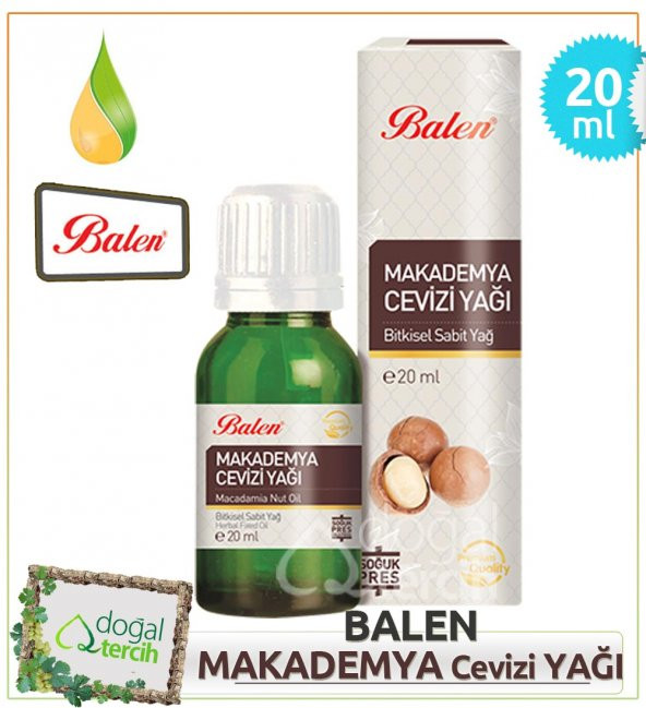 Balen Makademya Cevizi Yağı 20 ml ürün görseli 1