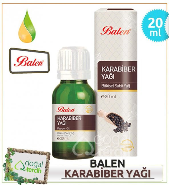 Balen Karabiber Yağı 20 ml ürün görseli 1