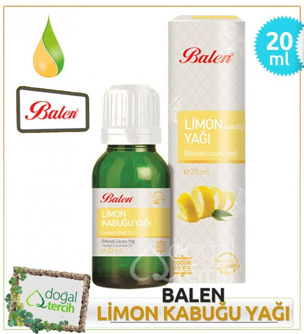 Balen Limon Kabuğu Yağı 20 ml ürün görseli 1