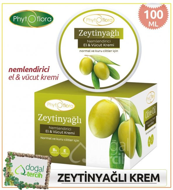Phytoflora Zeytinyağlı Nemlendirici El ve Yüz Kremi ürün görseli 1