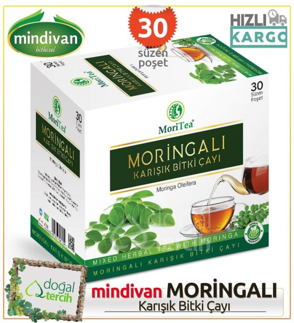 Mindivan Moringalı Karışık Bitki Çayı 30lu ürün görseli 1
