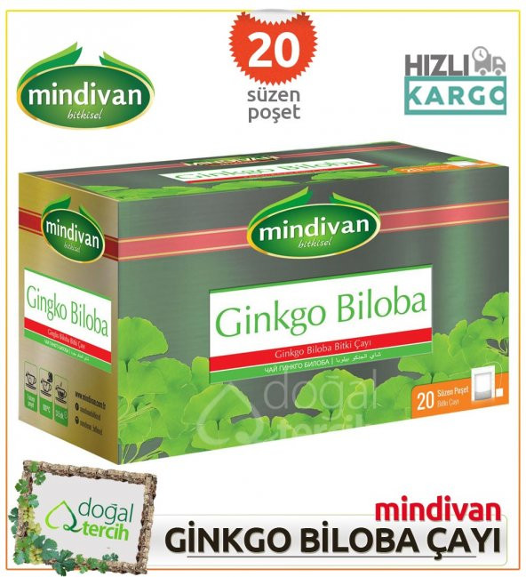 Mindivan Ginkgo Biloba Bitki Çayı ürün görseli 1