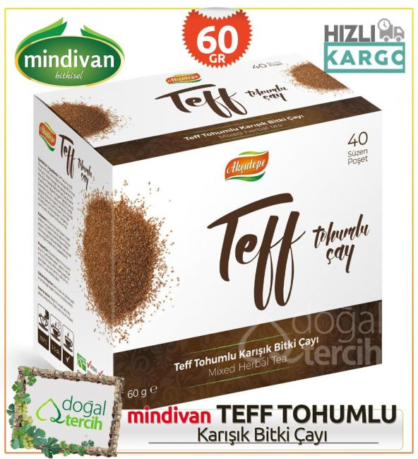 Mindivan Teff Tohumlu Bitkisel Çay ürün görseli 1