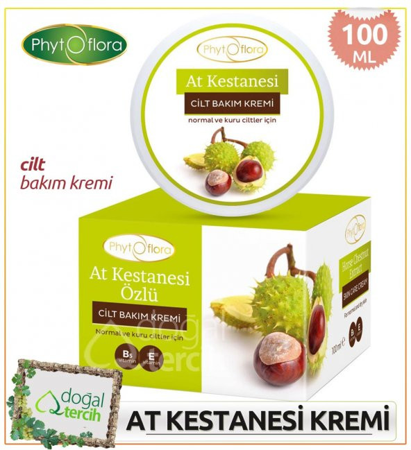 Phytoflora At Kestanesi Yağlı Cilt Bakım Kremi ürün görseli 1