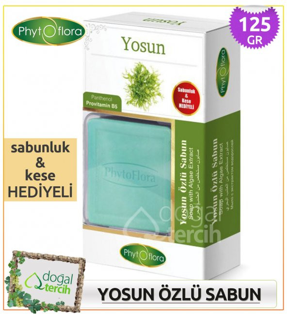 Phytoflora Yosun Özlü Sabun (Sabunluk ve Kese Hediyeli!) ürün görseli 1