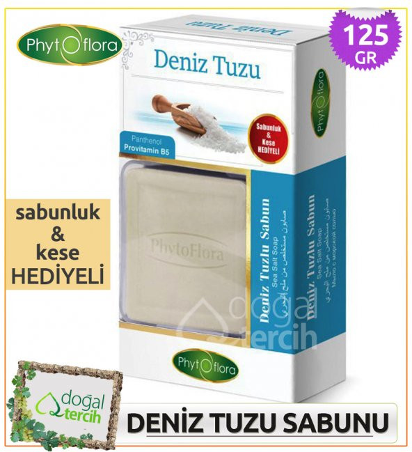 Phytoflora Deniz Tuzlu Sabun (Sabunluk ve Kese Hediyeli!) ürün görseli 1