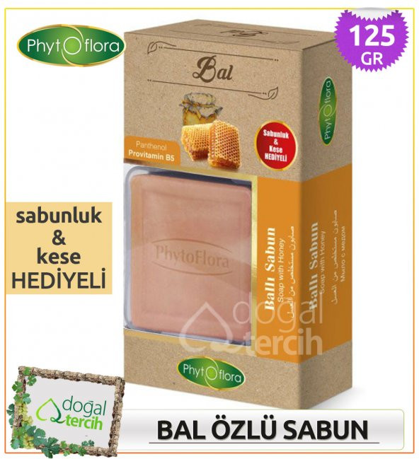 Phytoflora Ballı Sabun (Sabunluk ve Kese Hediyeli!) ürün görseli 1