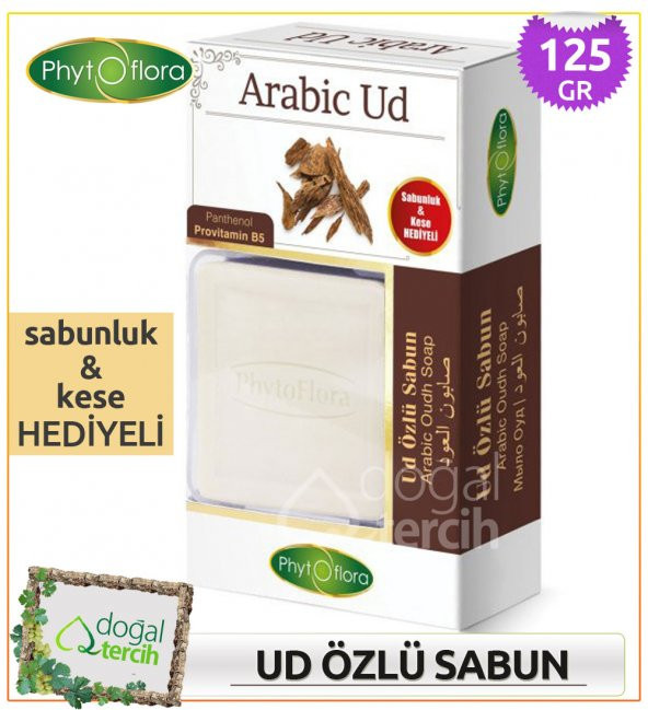 Phytoflora Arabic Ud Özlü Sabun (Sabunluk ve Kese Hediyeli!) ürün görseli 1