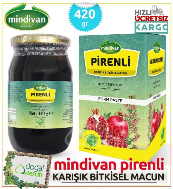 Mindivan Pirenli Nar Ekşili Form Karışım 420 gr - Herbal Paste ürün görseli 1
