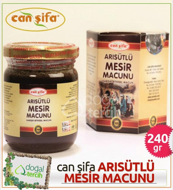 Can Şifa Arısütlü Mesir Macinu 240 gr ürün görseli 1