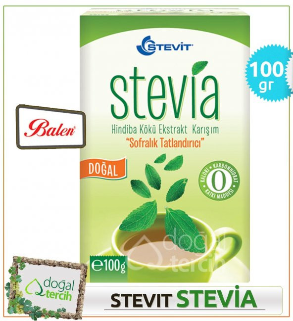 Stevit Stevia & Hindiba Kökü Ekstraktı 100 gr ürün görseli 1