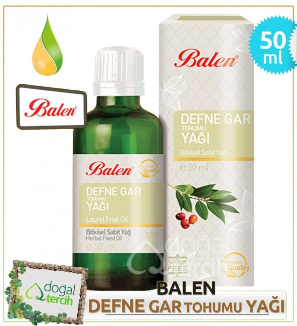 Balen Defne Gar Tohumu Yağı 50 ml ürün görseli 1