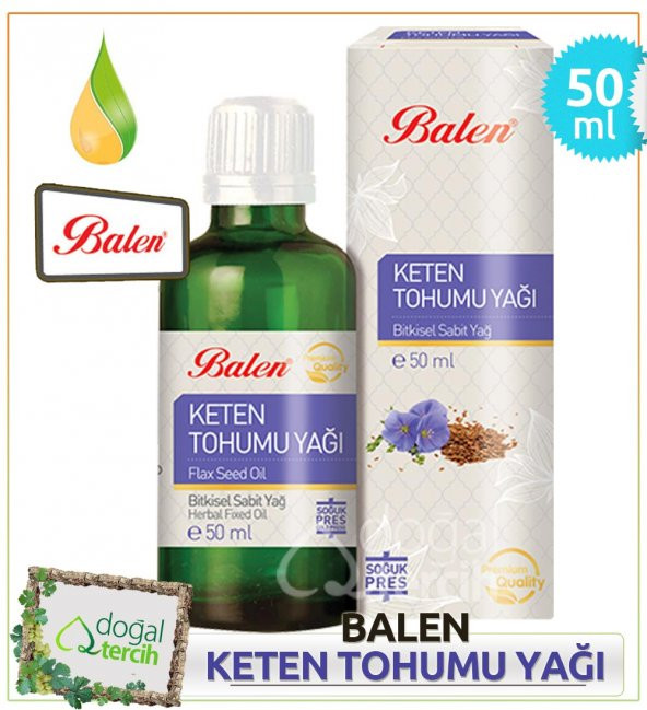 Balen Keten Tohumu Yağı 50 ml ürün görseli 1