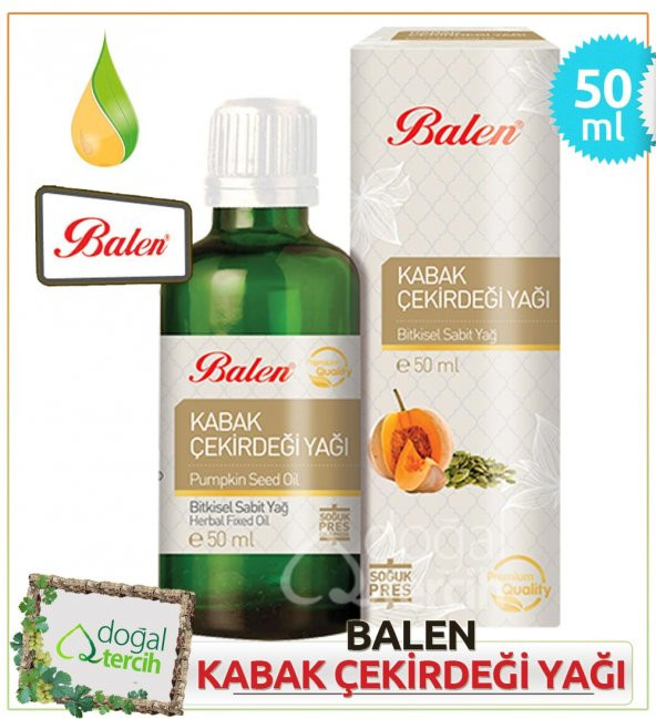 Balen Kabak Çekirdeği Yağı 50 ml ürün görseli 1