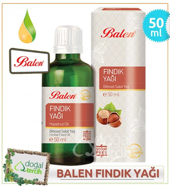 Balen Fındık Yağı 50 ml ürün görseli 1