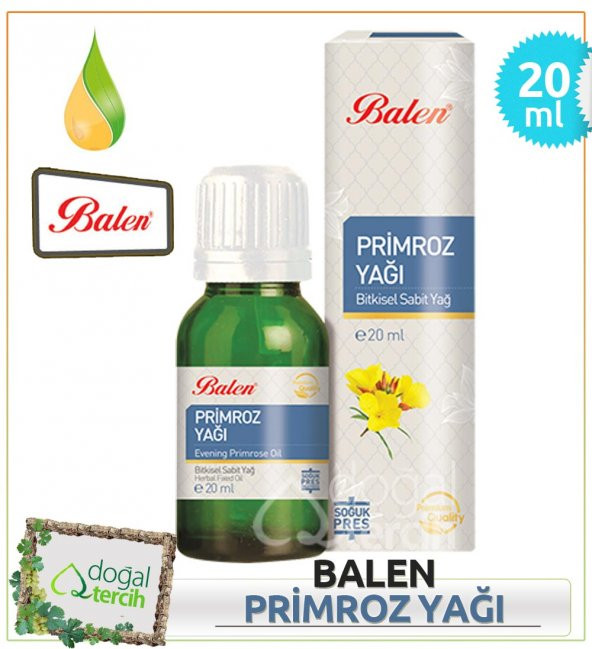 Balen Primroz Yağı 20 ml ürün görseli 1