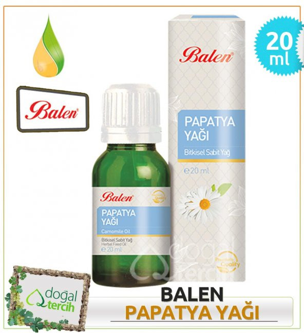 Balen Papatya Yağı 20 ml ürün görseli 1