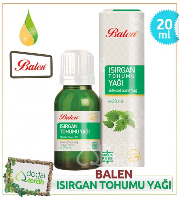 Balen Isırgan Tohumu Yağı 20 ml ürün görseli 1