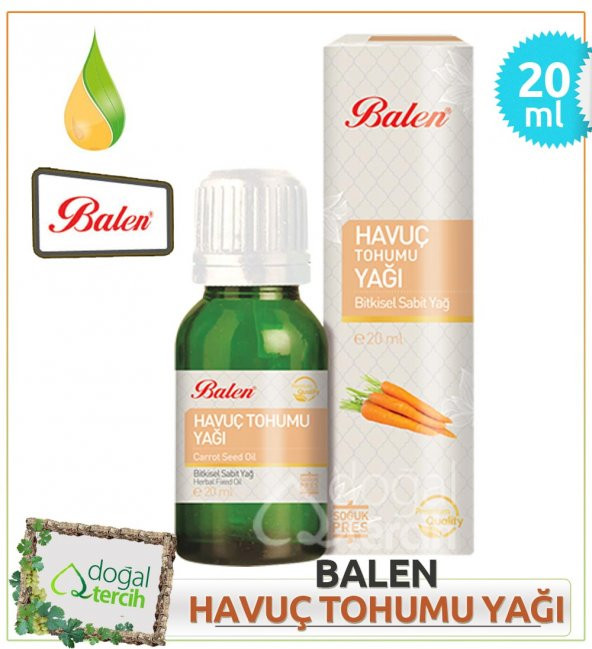 Balen Havuç Yağı 20 ml ürün görseli 1