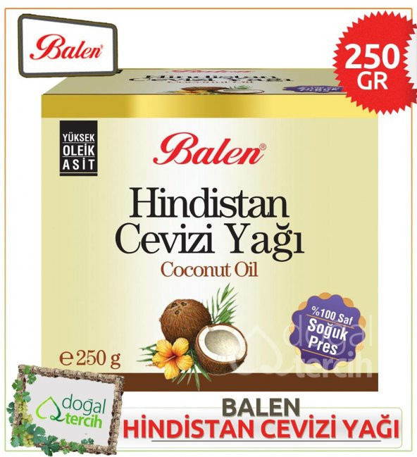 Balen Hindistan Cevizi Yağı 250 gr ürün görseli 1