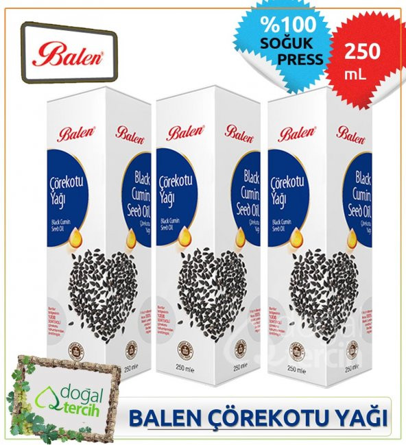Balen Çörekotu Yağı 250 ml ürün görseli 1