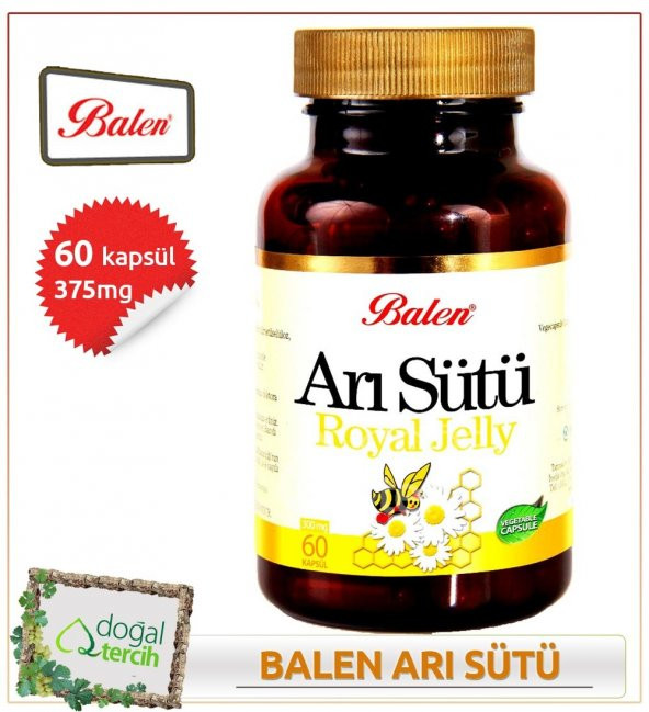 Balen Arısütü Royal Jelly 60 Kapsül ürün görseli 1