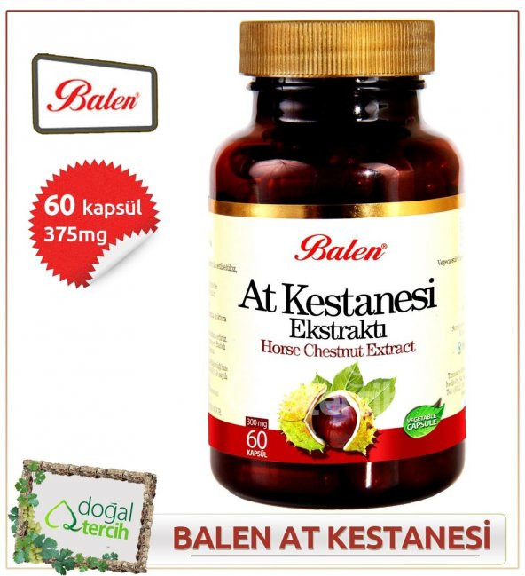 Balen At Kestanesi Ekstraktı 60 Kapsül ürün görseli 1