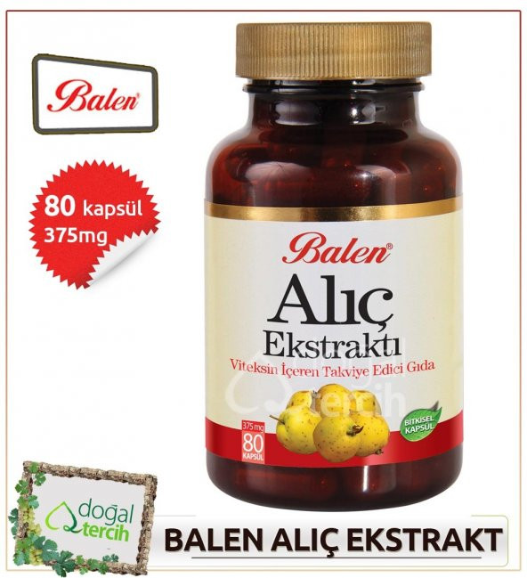 Balen Alıç Ekstraktı 80 Kapsül ürün görseli 1