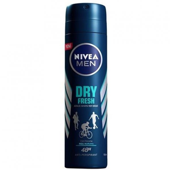 Nıvea Deodorant Men Dry Fresh Hızlı Kuruma 150ml ürün görseli 1