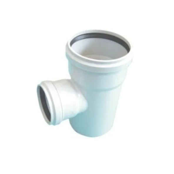 125x110 Pvc Te Atık Su Borusu T Parçası ürün görseli 1