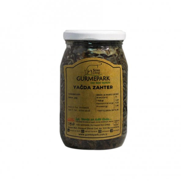 Zeytinyağlı Zahter 370 g e ürün görseli 1